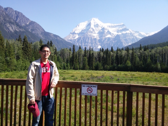 Tony at Mount Robson