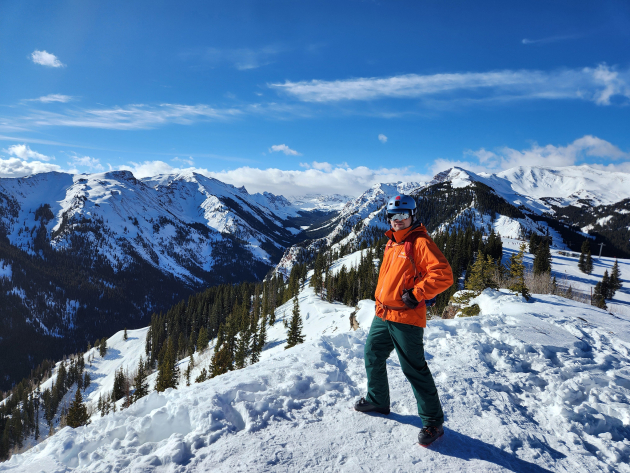 Tony at Burnt Mountain, Snowmass