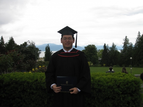 Tony at His University Graduation