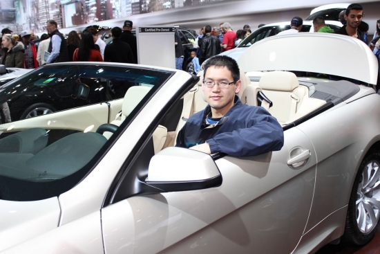 Tony at the 2013 NY Auto Show, BMW 6 Series