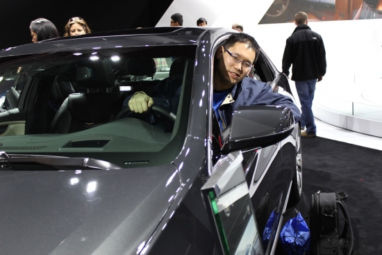 Tony at the 2013 NY Auto Show, Cadillac XTS