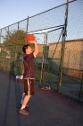 Tony playing Basketball