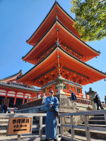 Tony at Kiyomizu-dera in Kyoto