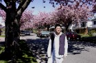 Tony in front of some trees